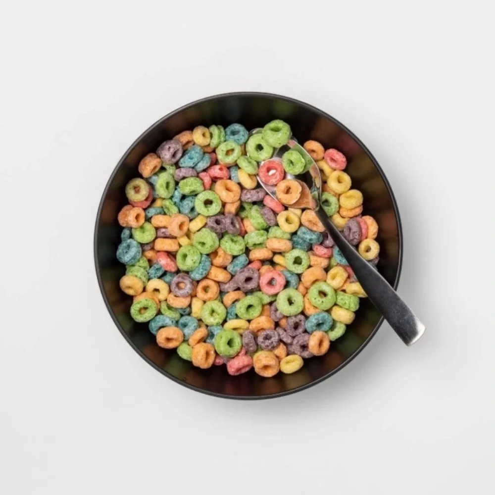 37oz Plastic Cereal Bowl Polypro Black sets of 4